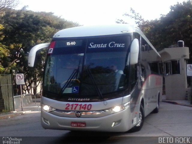 Viação Santa Cruz 217140 na cidade de São Paulo, São Paulo, Brasil, por Alberto Selinke. Número da foto: #5347486.