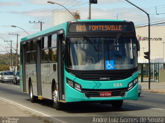 TUSMIL - Transporte Urbano São Miguel 684 na cidade de Juiz de Fora, Minas Gerais, Brasil, por André Luiz Gomes de Souza. Número da foto: #5348511.