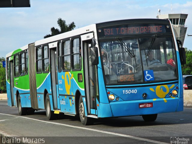 Viação Serrana 15040 na cidade de Vitória, Espírito Santo, Brasil, por Danilo Moraes. ID da foto: 5349634.