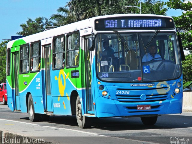 Unimar Transportes 24086 na cidade de Vitória, Espírito Santo, Brasil, por Danilo Moraes. ID da foto: 5350201.