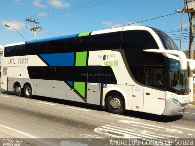 UTIL - União Transporte Interestadual de Luxo 11511 na cidade de Juiz de Fora, Minas Gerais, Brasil, por André Luiz Gomes de Souza. ID da foto: 5351025.