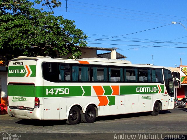 Empresa Gontijo de Transportes 14750 na cidade de Pirapora, Minas Gerais, Brasil, por Andrew Campos. Número da foto: #5351407.