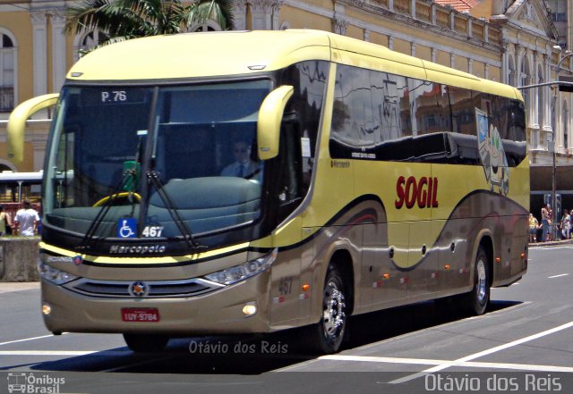 SOGIL - Sociedade de Ônibus Gigante Ltda. 467 na cidade de Porto Alegre, Rio Grande do Sul, Brasil, por Otávio dos Reis . ID da foto: 5350162.