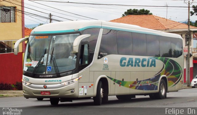 Viação Garcia 7326 na cidade de Ponta Grossa, Paraná, Brasil, por Felipe  Dn. Número da foto: #5353867.