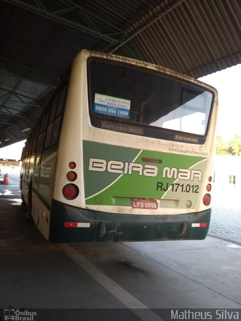 Viação Beira Mar RJ 171.012 na cidade de São João de Meriti, Rio de Janeiro, Brasil, por Matheus Silva. Número da foto: #5353338.