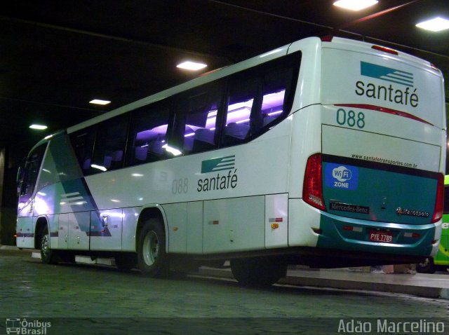 Santa Fé Transportes 088 na cidade de Belo Horizonte, Minas Gerais, Brasil, por Adão Raimundo Marcelino. ID da foto: 5353695.