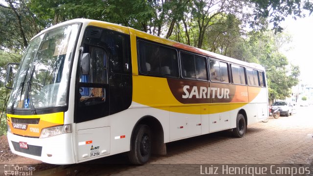 Saritur - Santa Rita Transporte Urbano e Rodoviário 17600 na cidade de Piedade dos Gerais, Minas Gerais, Brasil, por Luiz Henrique Campos. ID da foto: 5351505.