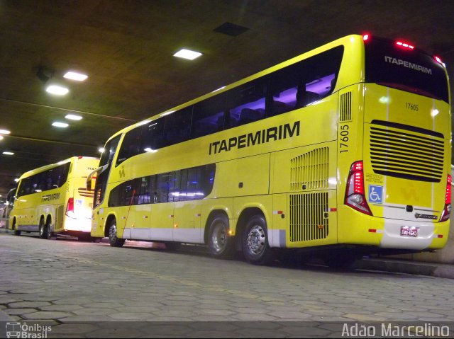 Viação Itapemirim 17605 na cidade de Belo Horizonte, Minas Gerais, Brasil, por Adão Raimundo Marcelino. Número da foto: #5353709.