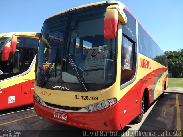 Auto Viação Jurema RJ 120.109 na cidade de Rio de Janeiro, Rio de Janeiro, Brasil, por David Barbosa de Oliveira da Costa. Número da foto: #5352122.