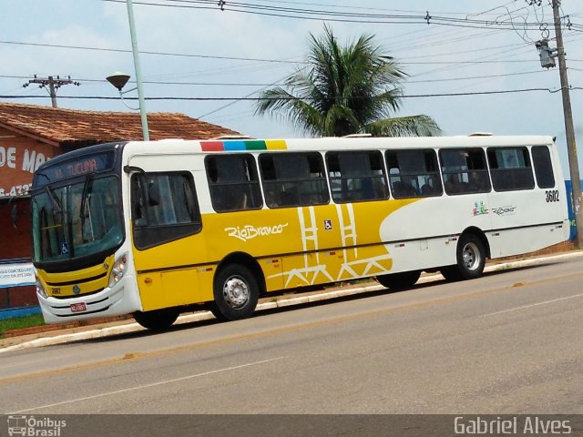 Empresa de Transporte São Judas Tadeu 3602 na cidade de Rio Branco, Acre, Brasil, por Antonio Gabriel Alves de Lima. ID da foto: 5351784.