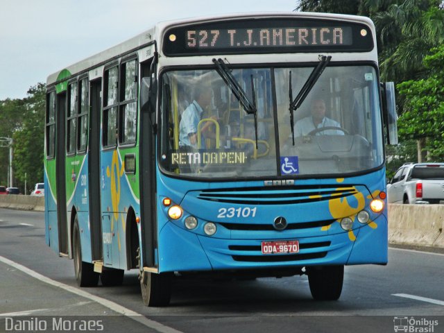 Viação Grande Vitória 23101 na cidade de Vitória, Espírito Santo, Brasil, por Danilo Moraes. ID da foto: 5353682.