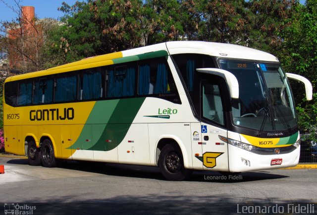 Empresa Gontijo de Transportes 16075 na cidade de São Paulo, São Paulo, Brasil, por Leonardo Fidelli. Número da foto: #5353807.