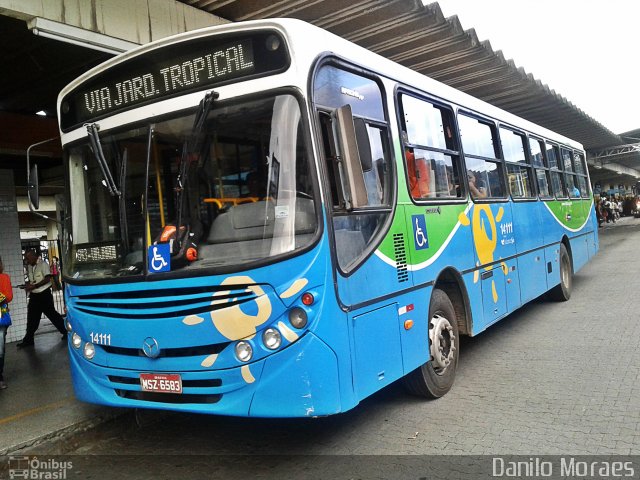 Serramar Transporte Coletivo 14111 na cidade de Serra, Espírito Santo, Brasil, por Danilo Moraes. Número da foto: #5354935.