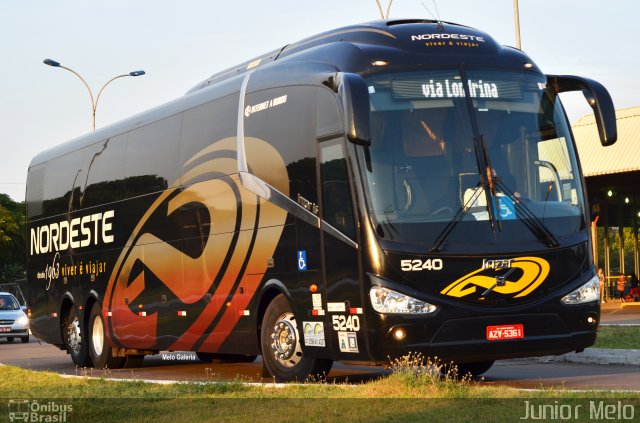 Expresso Nordeste 5240 na cidade de Maringá, Paraná, Brasil, por José Melo. Número da foto: #5355170.
