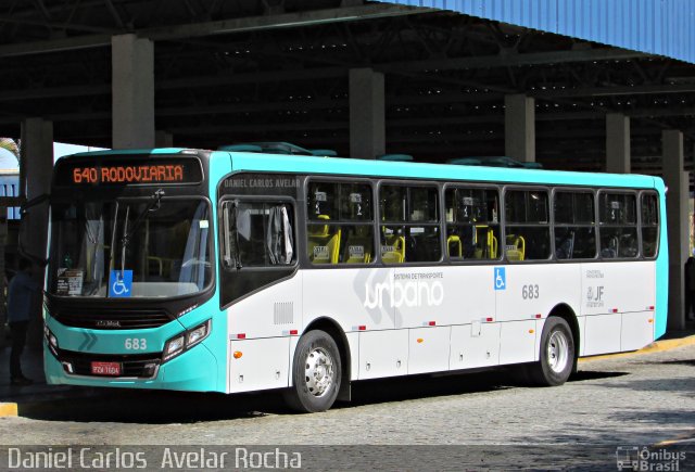 TUSMIL - Transporte Urbano São Miguel 683 na cidade de Juiz de Fora, Minas Gerais, Brasil, por Daniel Carlos  Avelar Rocha. Número da foto: #5355155.