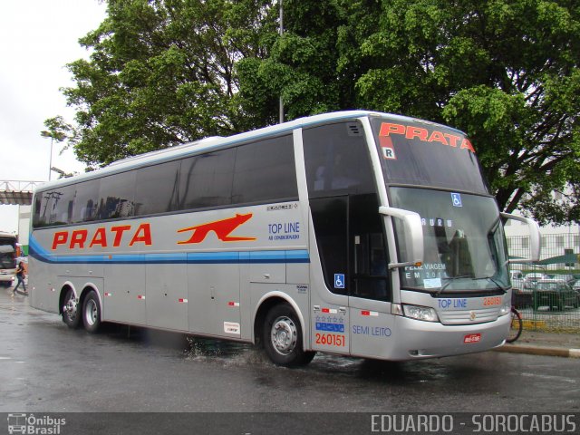 Expresso de Prata 260151 na cidade de São Paulo, São Paulo, Brasil, por EDUARDO - SOROCABUS. ID da foto: 5354896.