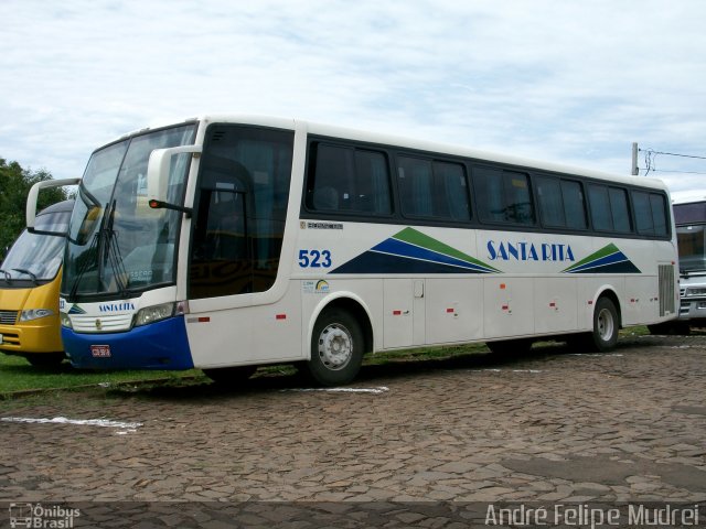 Santa Rita Transportes 523 na cidade de Porto Vitória, Paraná, Brasil, por André Felipe Mudrei. ID da foto: 5356069.