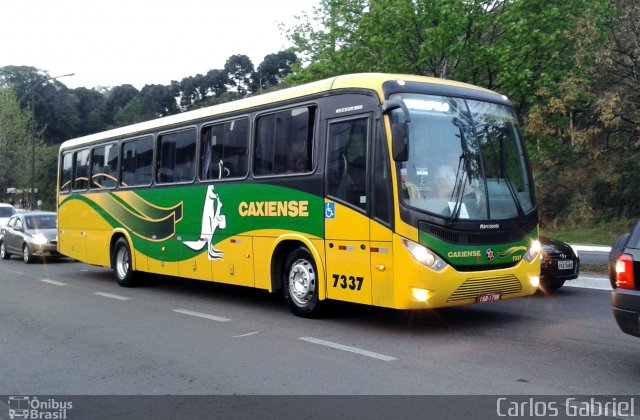 Expresso Caxiense 7337 na cidade de Caxias do Sul, Rio Grande do Sul, Brasil, por Carlos Gabriel. ID da foto: 5354329.