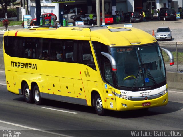 Viação Itapemirim 60765 na cidade de Duque de Caxias, Rio de Janeiro, Brasil, por Wallace Barcellos. ID da foto: 5355403.