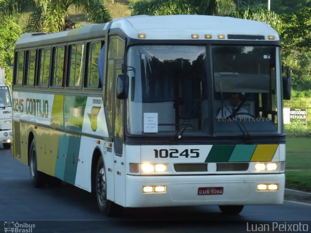 Empresa Gontijo de Transportes 10245 na cidade de Viana, Espírito Santo, Brasil, por Luan Peixoto. ID da foto: 5355302.