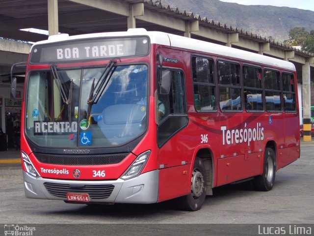 Viação Dedo de Deus 346 na cidade de Teresópolis, Rio de Janeiro, Brasil, por Lucas Lima. ID da foto: 5357348.