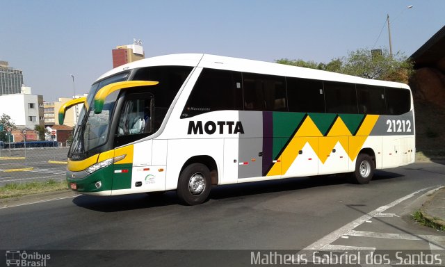 Viação Motta 21212 na cidade de Campinas, São Paulo, Brasil, por Matheus Gabriel dos Santos. Número da foto: #5356963.