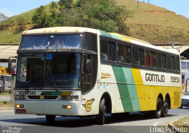 Empresa Gontijo de Transportes 15850 na cidade de Viana, Espírito Santo, Brasil, por Luan Peixoto. ID da foto: 5357889.