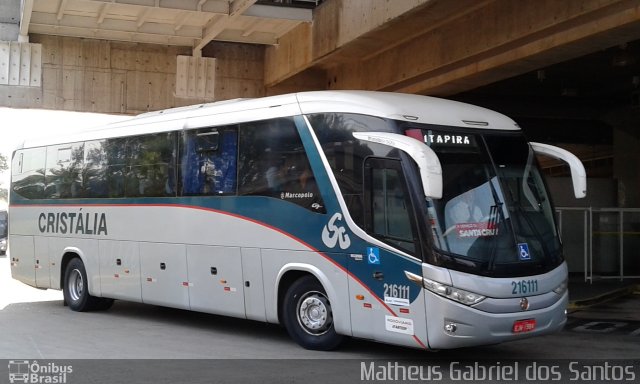 Expresso Cristália 216111 na cidade de Campinas, São Paulo, Brasil, por Matheus Gabriel dos Santos. ID da foto: 5357008.