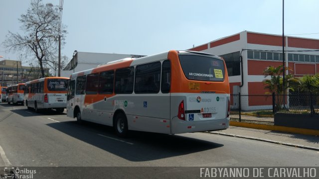 Linave Transportes A03055 na cidade de Nova Iguaçu, Rio de Janeiro, Brasil, por Fabiano Magalhaes. ID da foto: 5356581.