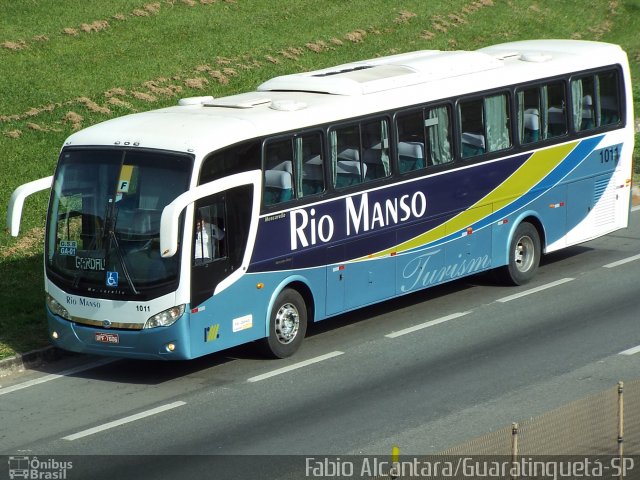 Rio Manso Transportes 1011 na cidade de Aparecida, São Paulo, Brasil, por Fabio Alcantara. ID da foto: 5356881.