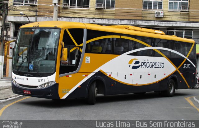 Viação Progresso 32313 na cidade de Barra Mansa, Rio de Janeiro, Brasil, por Lucas Lima. ID da foto: 5357778.