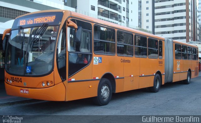 Viação Santo Ângelo 18404 na cidade de Curitiba, Paraná, Brasil, por Guilherme Bomfim. Número da foto: #5360876.