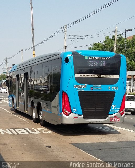 Viação Paratodos > São Jorge > Metropolitana São Paulo > Mobibrasil 6 3165 na cidade de São Paulo, São Paulo, Brasil, por Andre Santos de Moraes. ID da foto: 5359641.