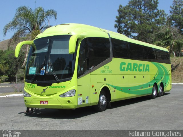 Viação Garcia 7739 na cidade de Poços de Caldas, Minas Gerais, Brasil, por Fabiano Gonçalves. ID da foto: 5359523.