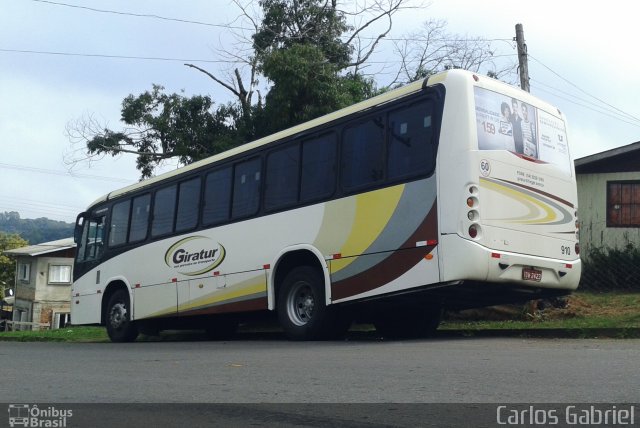 Viação Giratur 910 na cidade de Caxias do Sul, Rio Grande do Sul, Brasil, por Carlos Gabriel. ID da foto: 5360705.