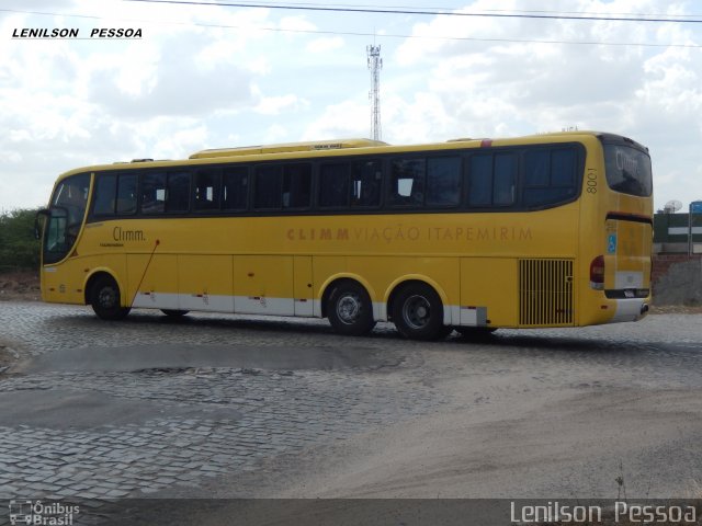 Viação Itapemirim 8001 na cidade de Caruaru, Pernambuco, Brasil, por Lenilson da Silva Pessoa. Número da foto: #5360310.
