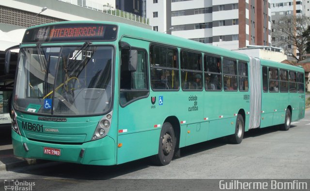 Auto Viação Mercês MB601 na cidade de Curitiba, Paraná, Brasil, por Guilherme Bomfim. ID da foto: 5358014.