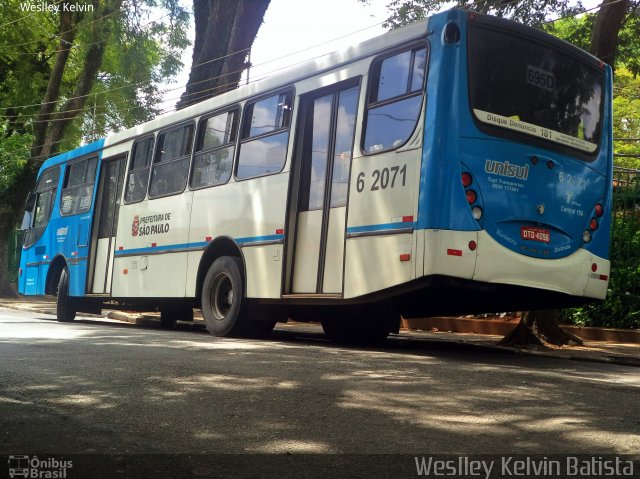 TUPI - Transportes Urbanos Piratininga 6 2071 na cidade de São Paulo, São Paulo, Brasil, por Weslley Kelvin Batista. Número da foto: #5359198.