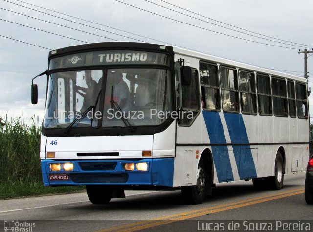 Ônibus Particulares 46 na cidade de Campos dos Goytacazes, Rio de Janeiro, Brasil, por Lucas de Souza Pereira. ID da foto: 5358712.