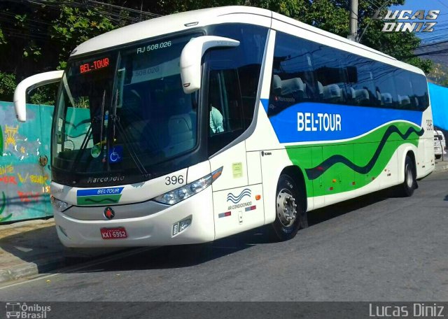 Bel-Tour Transportes e Turismo 396 na cidade de Rio de Janeiro, Rio de Janeiro, Brasil, por Lucas Diniz. ID da foto: 5358349.