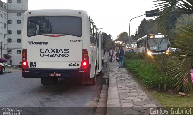Visate - Viação Santa Tereza 225 na cidade de Caxias do Sul, Rio Grande do Sul, Brasil, por Carlos Gabriel. Número da foto: #5318588.