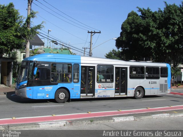 TUPI - Transportes Urbanos Piratininga 6 2255 na cidade de São Paulo, São Paulo, Brasil, por André Luiz Gomes de Souza. Número da foto: #5320150.