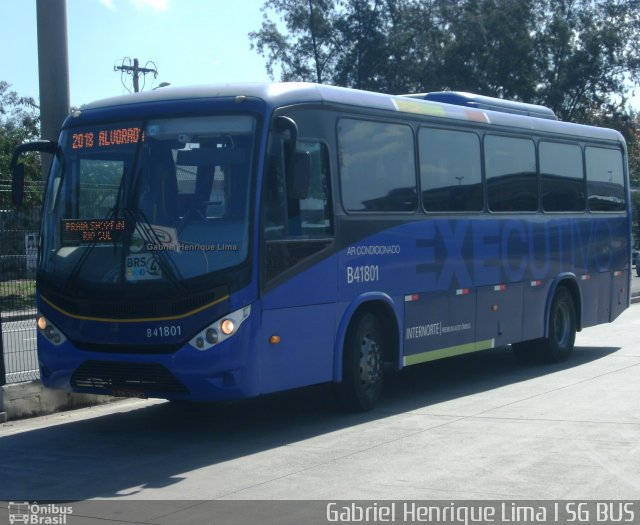 Premium Auto Ônibus B41801 na cidade de Rio de Janeiro, Rio de Janeiro, Brasil, por Gabriel Henrique Lima. Número da foto: #5320007.