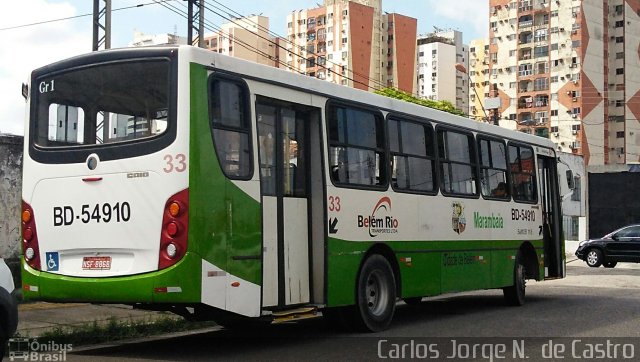 Belém Rio Transportes BD-54910 na cidade de Belém, Pará, Brasil, por Carlos Jorge N.  de Castro. Número da foto: #5317652.
