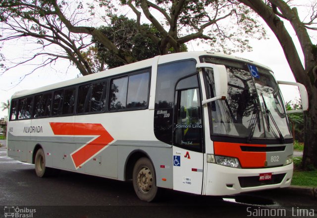 Viação Alvorada 802 na cidade de Vitória, Espírito Santo, Brasil, por Saimom  Lima. ID da foto: 5319002.