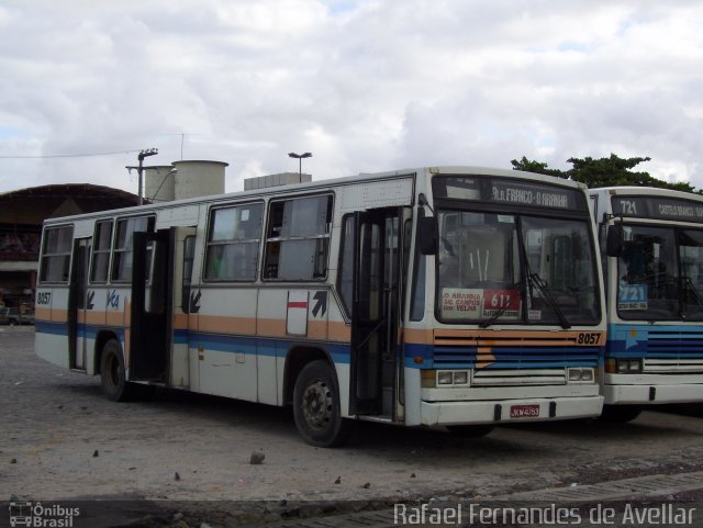 VCA - Viação Cidade de Aracaju 8057 na cidade de Aracaju, Sergipe, Brasil, por Rafael Fernandes de Avellar. Número da foto: #5320100.