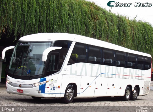 Auto Viação Catarinense 3311 na cidade de Belo Horizonte, Minas Gerais, Brasil, por César Ônibus. Número da foto: #5319150.