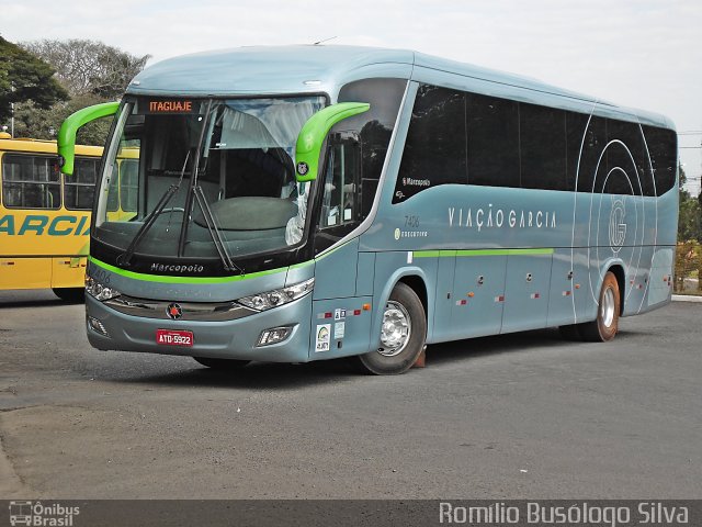 Viação Garcia 7406 na cidade de Rolândia, Paraná, Brasil, por Romílio Busólogo Silva . Número da foto: #5317833.
