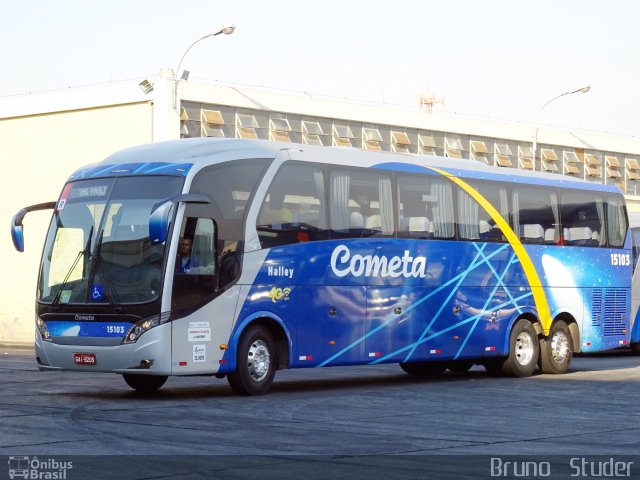 Viação Cometa 15103 na cidade de São Paulo, São Paulo, Brasil, por Bruno   Studer. ID da foto: 5361214.