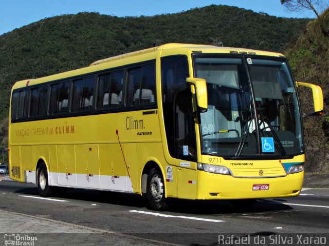 Viação Itapemirim 9711 na cidade de Petrópolis, Rio de Janeiro, Brasil, por Rafael da Silva Xarão. ID da foto: 5363165.